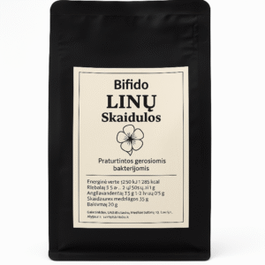 Bifido LINŲ Skaidulos (išspaudos) 250g.