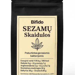 Bifido SEZAMŲ Skaidulos (nualiejintos) 250g.